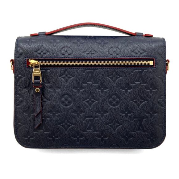 Louis Vuitton Shoulder Bag Pochette Metis MM Marine Rouge - Picture 4 of 8